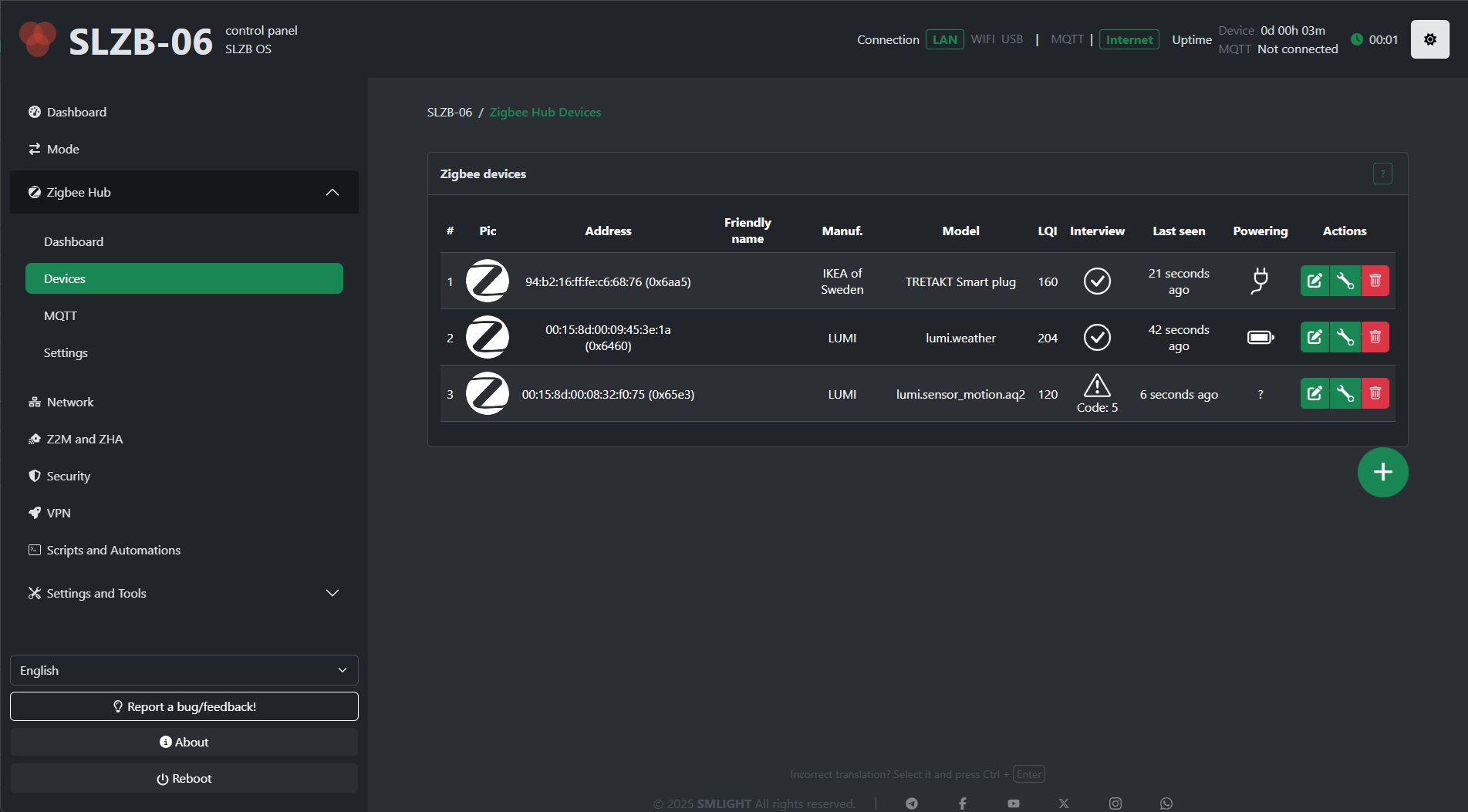 Switch Zigbee Coordinator or Router or Thread  modes in 1 click