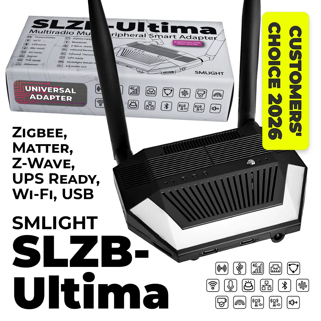 SLZB-06 Zigbee 3.0 to Ethernet, USB and WiFi Adapter with PoE, Works with Zigbee2MQTT, Home Assistant, ZHA (SLZB-06