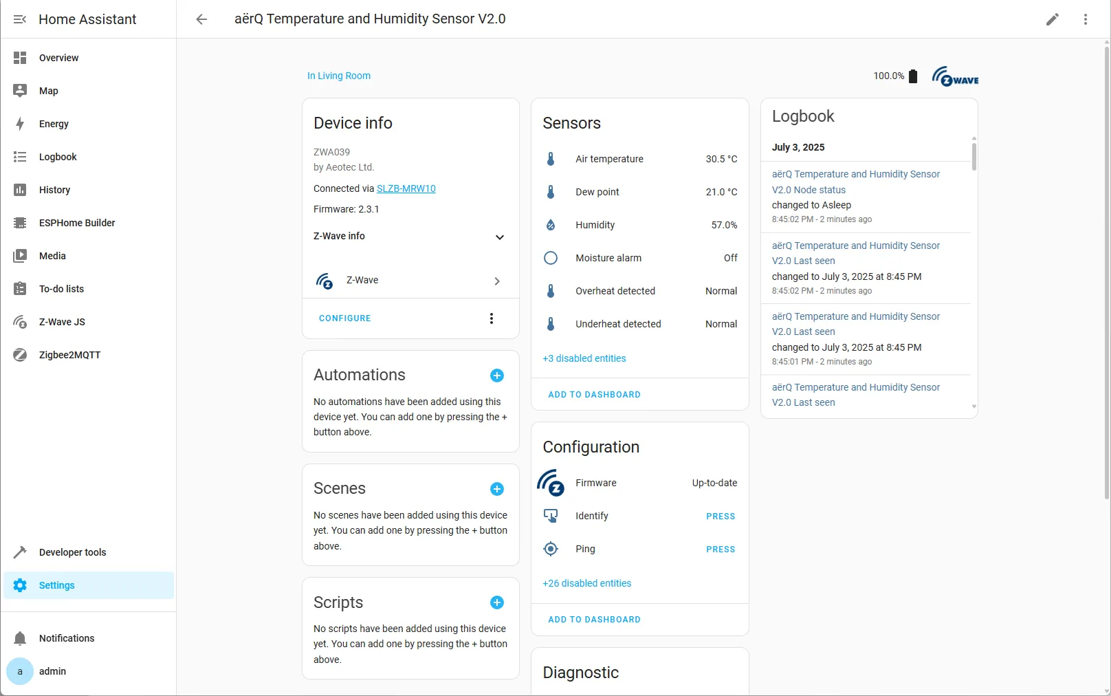 zwave-integration-device-page