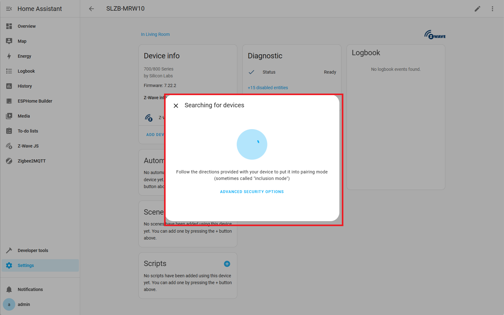 zwave-integration-searching-new-device