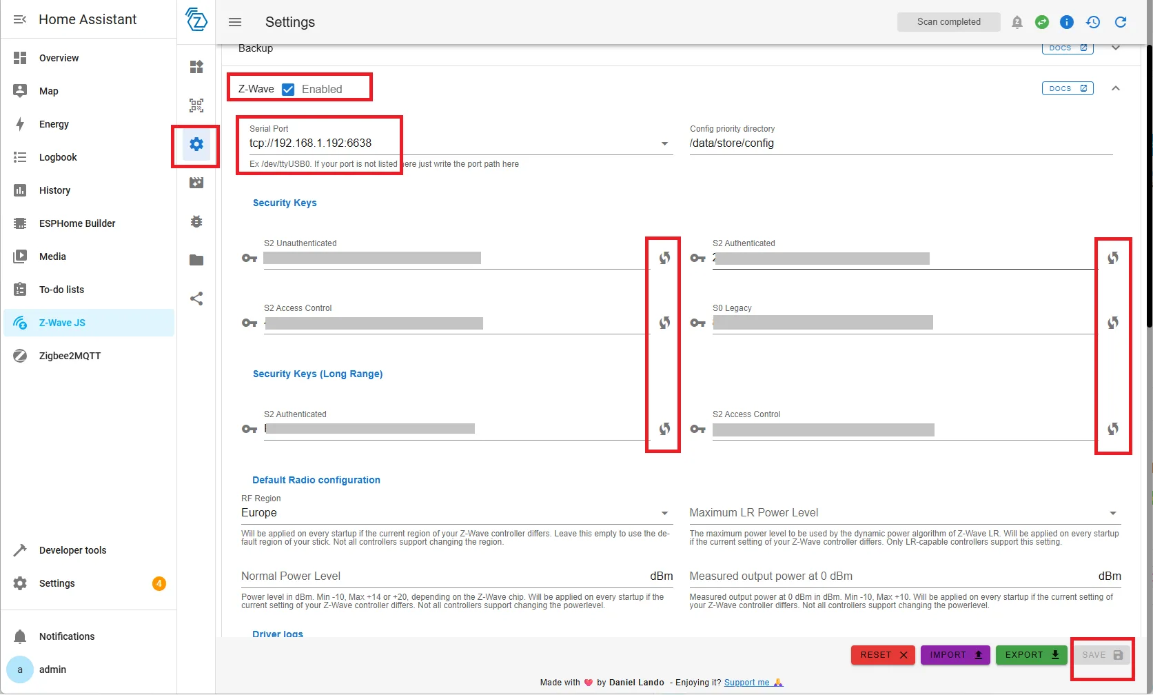 zwavejsui-zwave-settings