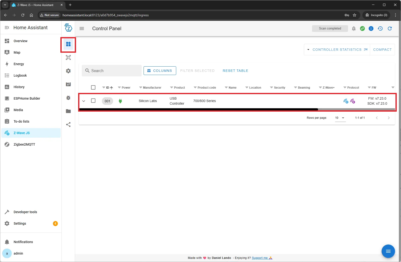 zwavejsui-zwave-started