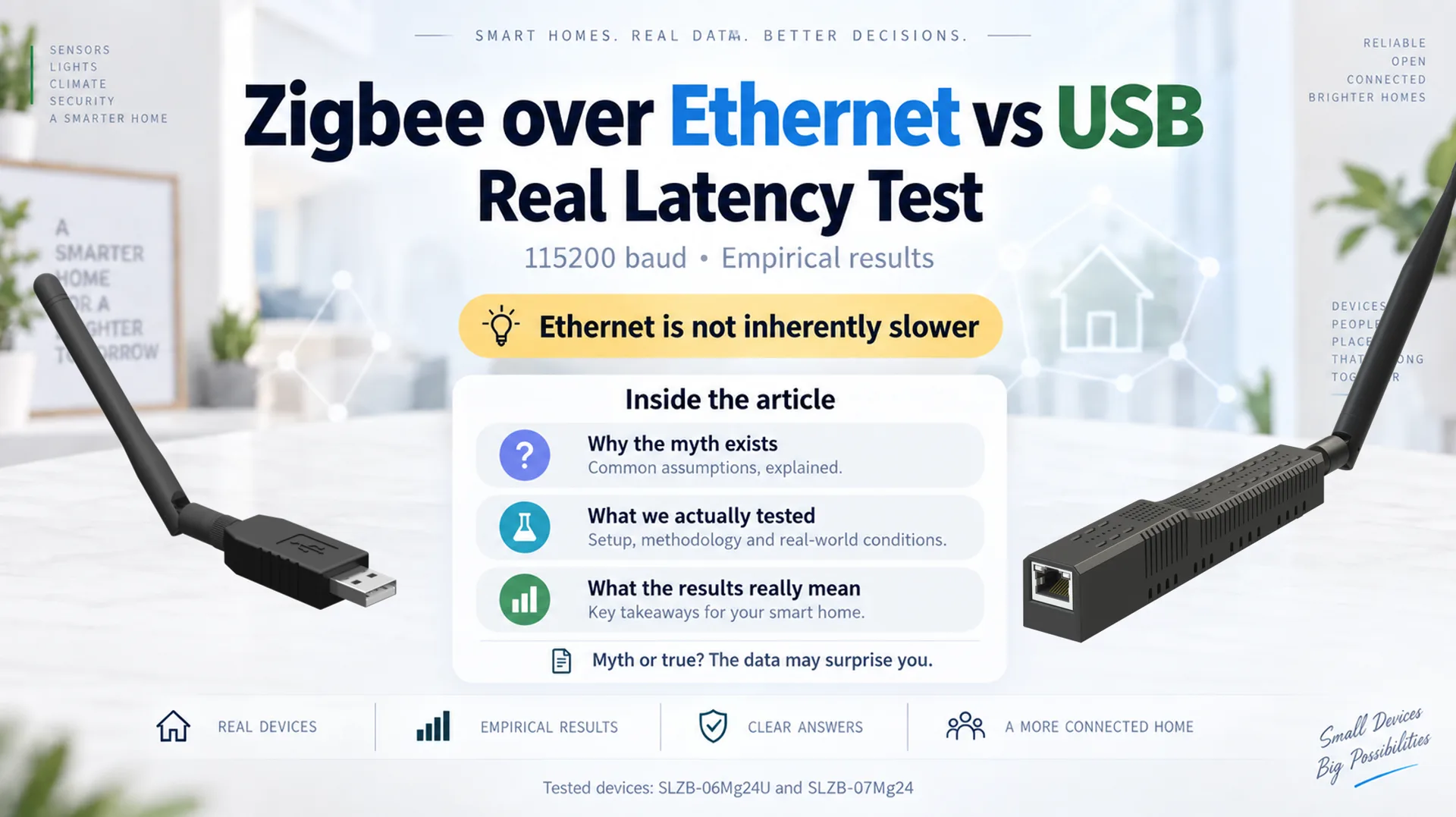 Zigbee over Ethernet vs USB: Real Latency Test