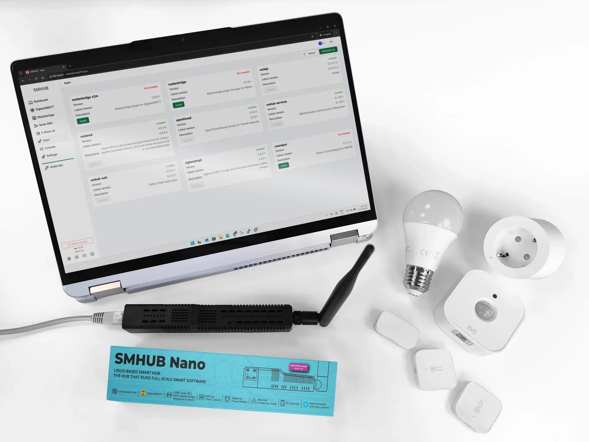 SMHUB Nano — Compact form