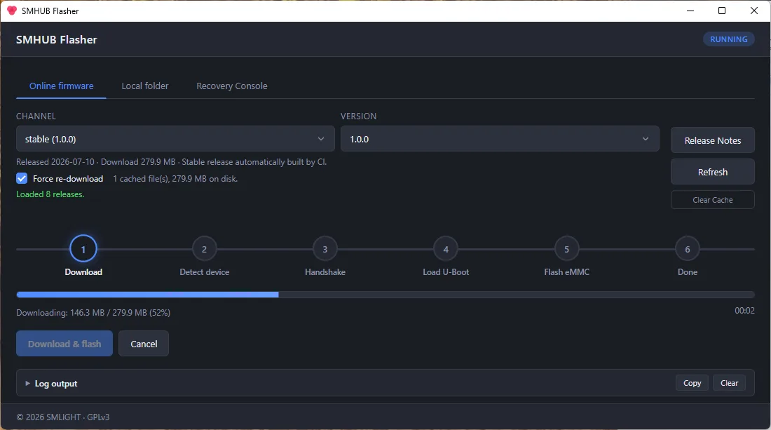 Firmware downloading