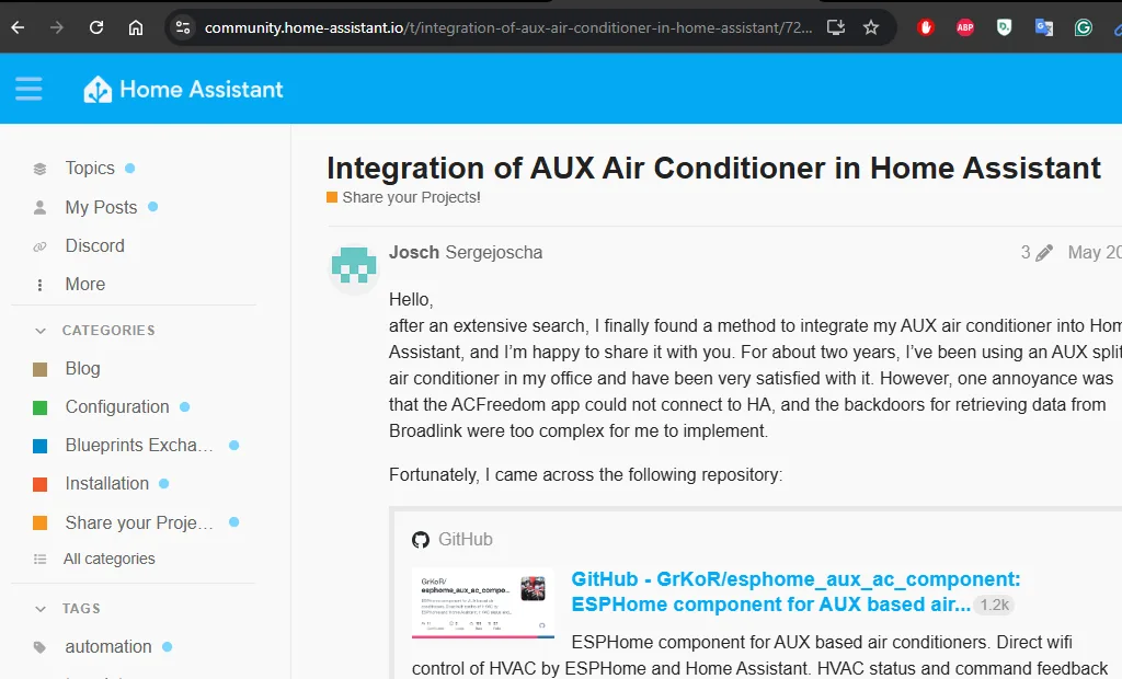 AUX Airconditioners