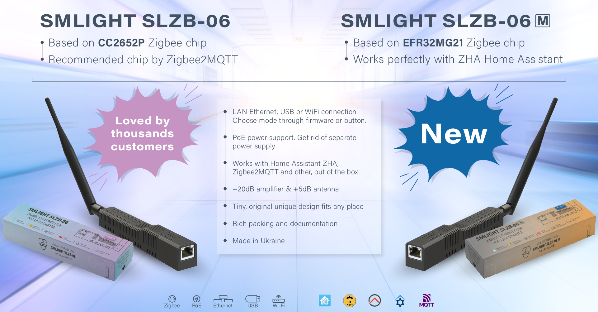 SMLIGHT SLZB-06 - A Zigbee 3.0 to Ethernet, USB, and WiFi adapter with PoE  support - CNX Software